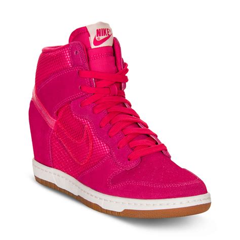 all pink nike high tops.